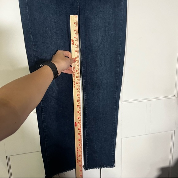 PAIGE Skyline Skinny Jeans Size 31 in Blue Zinna Mid Rise Stretchy Fitting - Picture 7 of 11